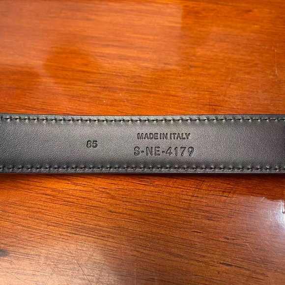 Celine Triomphe Belt Black & Gold Size 85 Classic Designer - Picture 6 of 6